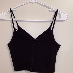 3/$21 Black Crop Top
